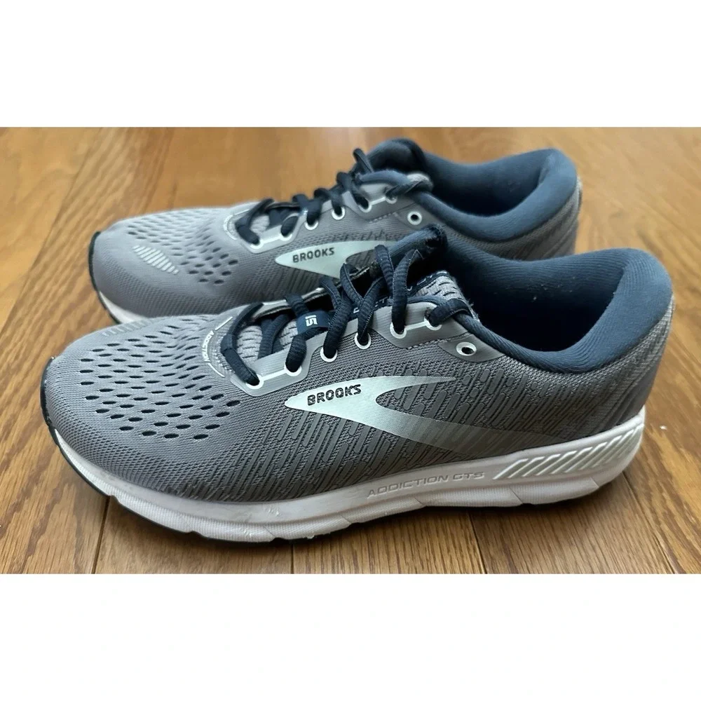 Brooks Addiction GTS 15 Women's Running Shoes Size 8.5B Gray 1203521B099